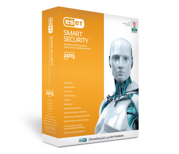 Eset Smart Security 1st. (12m.) - 25962 - zdjęcie